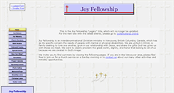 Desktop Screenshot of joyfellowship.bc.ca
